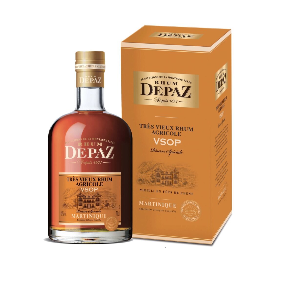 Rhum Depaz Vieux Agricole VSOP Martinique (Astucciato)